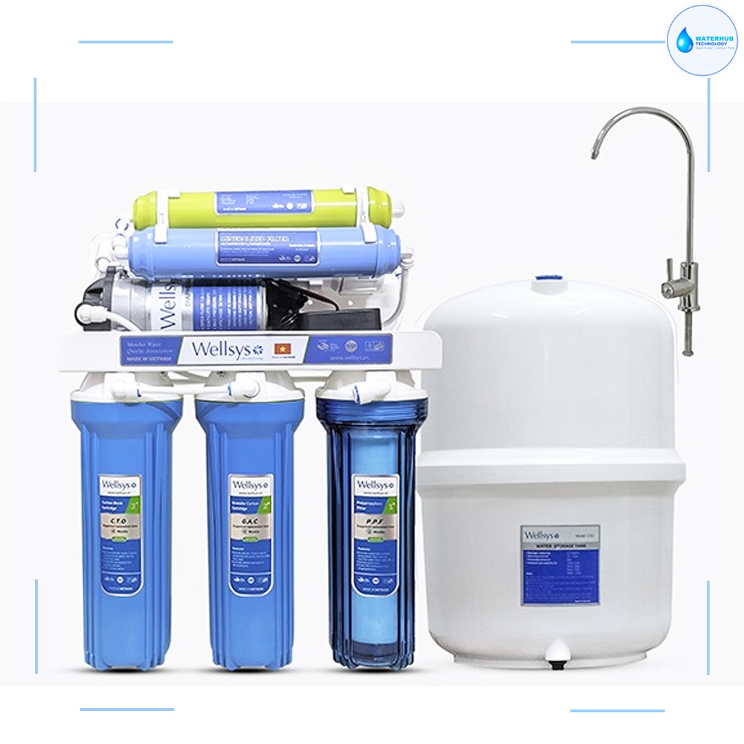Wellsys 7 Stage RO Water Purifier - WaterHub Technology - Ro Water Filter Price